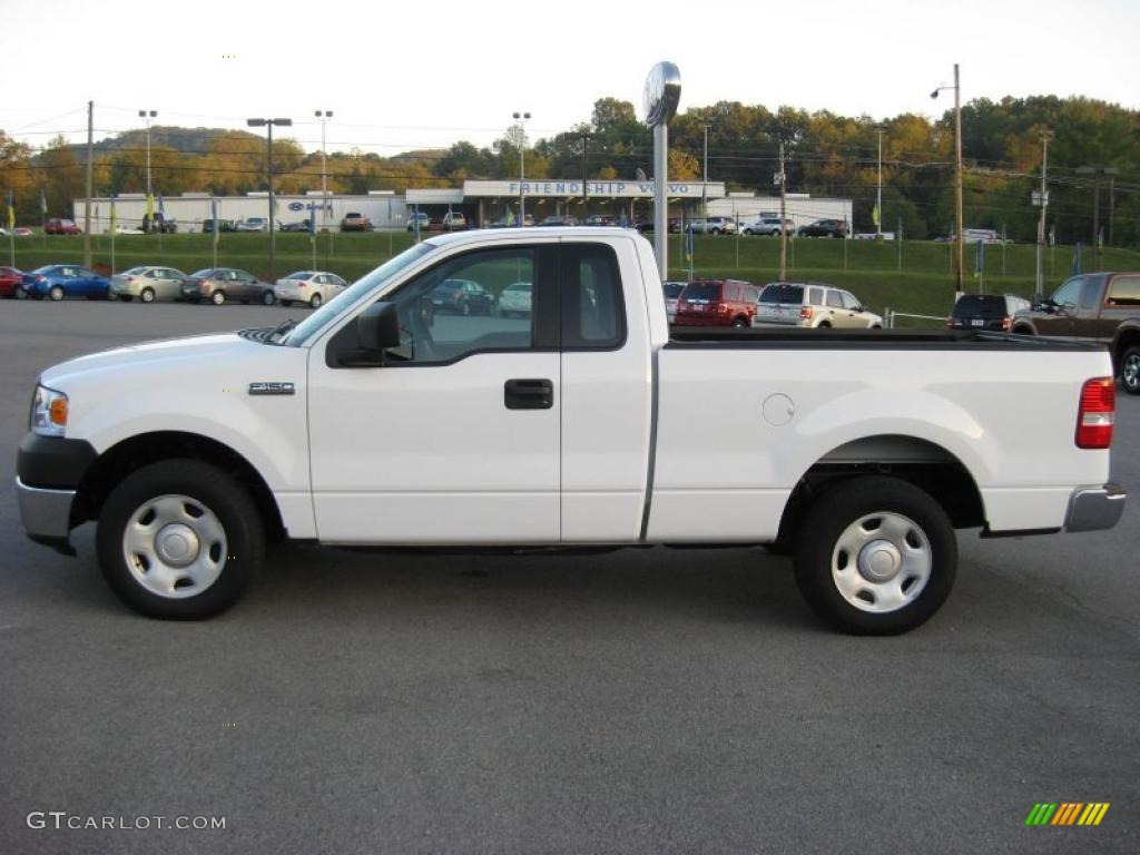 2006 F150 XL Regular Cab - Oxford White / Medium Flint photo #1