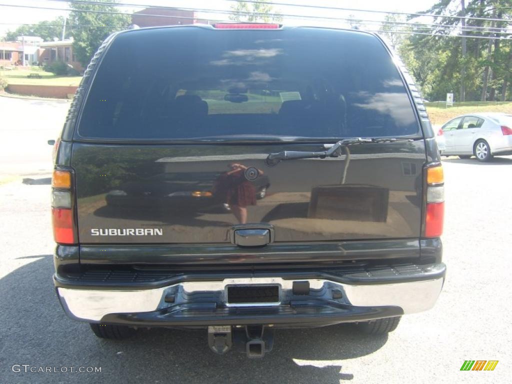 2005 Suburban 1500 LS 4x4 - Dark Gray Metallic / Tan/Neutral photo #5