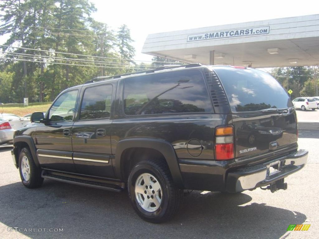 2005 Suburban 1500 LS 4x4 - Dark Gray Metallic / Tan/Neutral photo #6