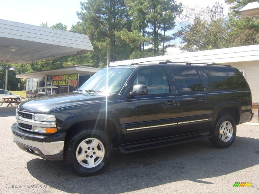 2005 Suburban 1500 LS 4x4 - Dark Gray Metallic / Tan/Neutral photo #8