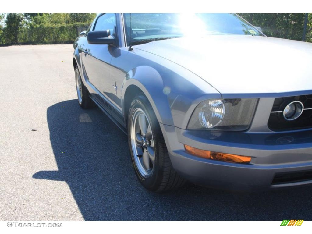 2006 Mustang V6 Deluxe Coupe - Tungsten Grey Metallic / Dark Charcoal photo #10