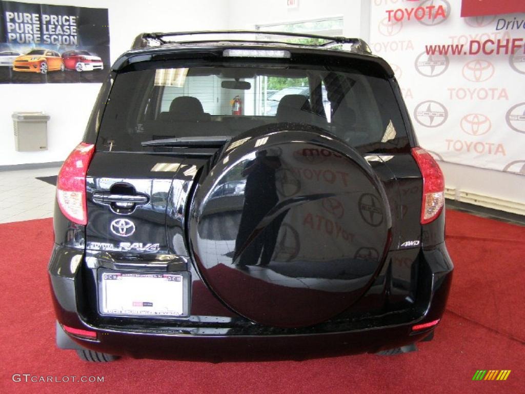 2008 RAV4 Limited V6 4WD - Black / Taupe photo #7