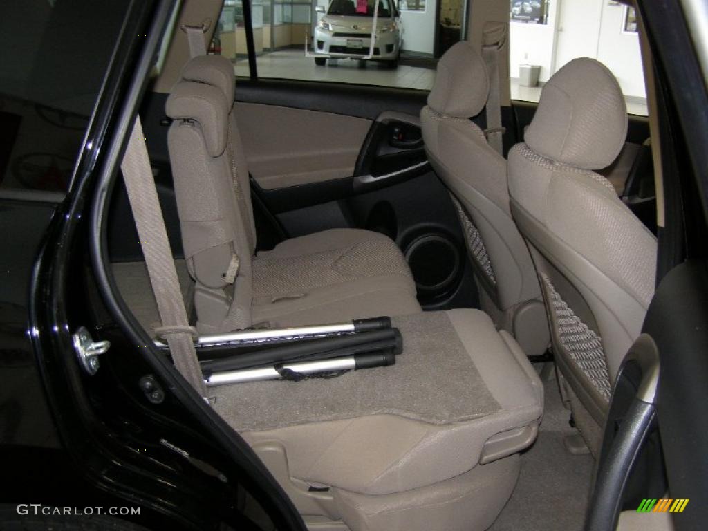 2008 RAV4 Limited V6 4WD - Black / Taupe photo #12