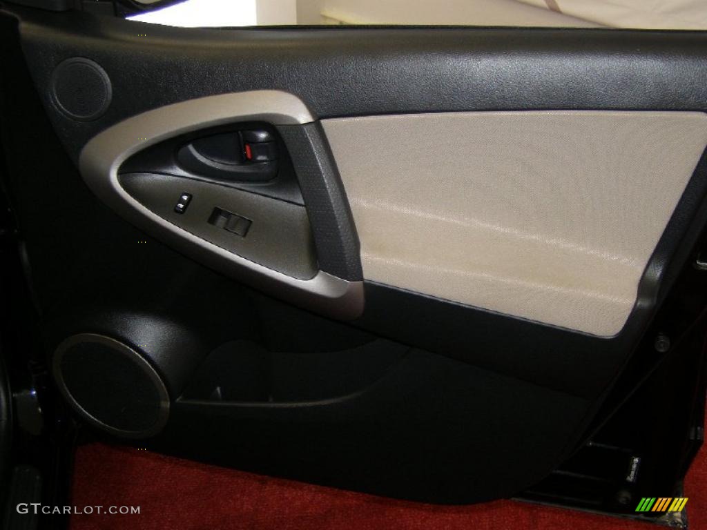 2008 RAV4 Limited V6 4WD - Black / Taupe photo #13