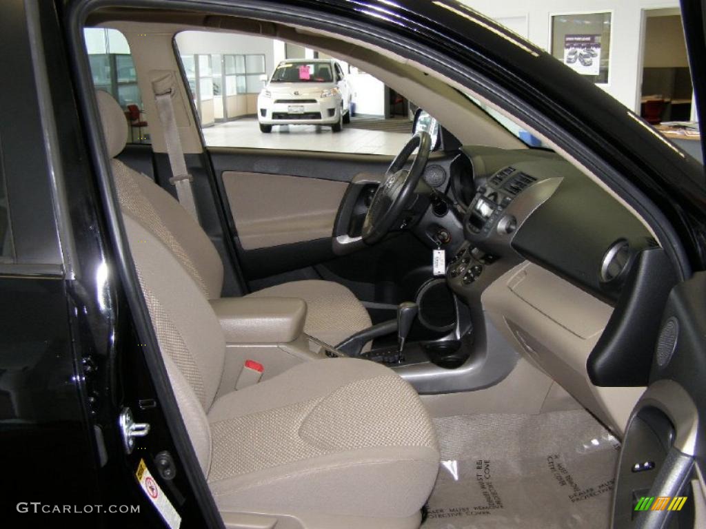 2008 RAV4 Limited V6 4WD - Black / Taupe photo #15