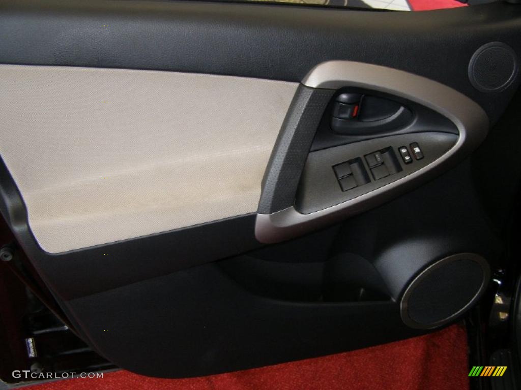 2008 RAV4 Limited V6 4WD - Black / Taupe photo #17