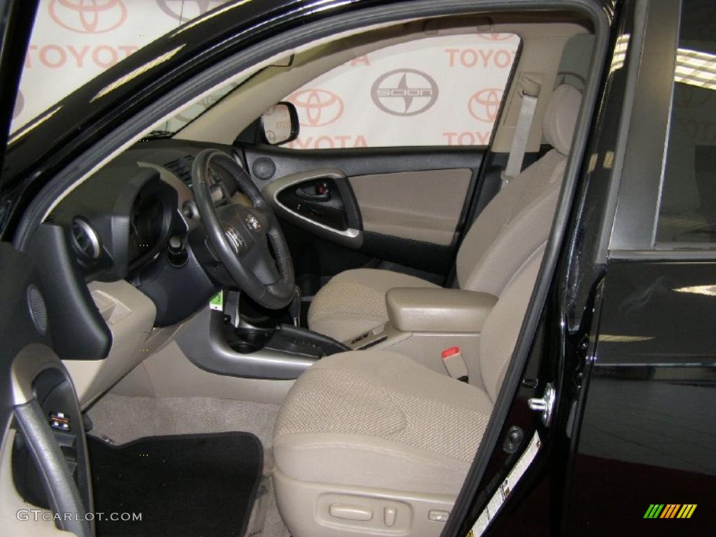 2008 RAV4 Limited V6 4WD - Black / Taupe photo #19