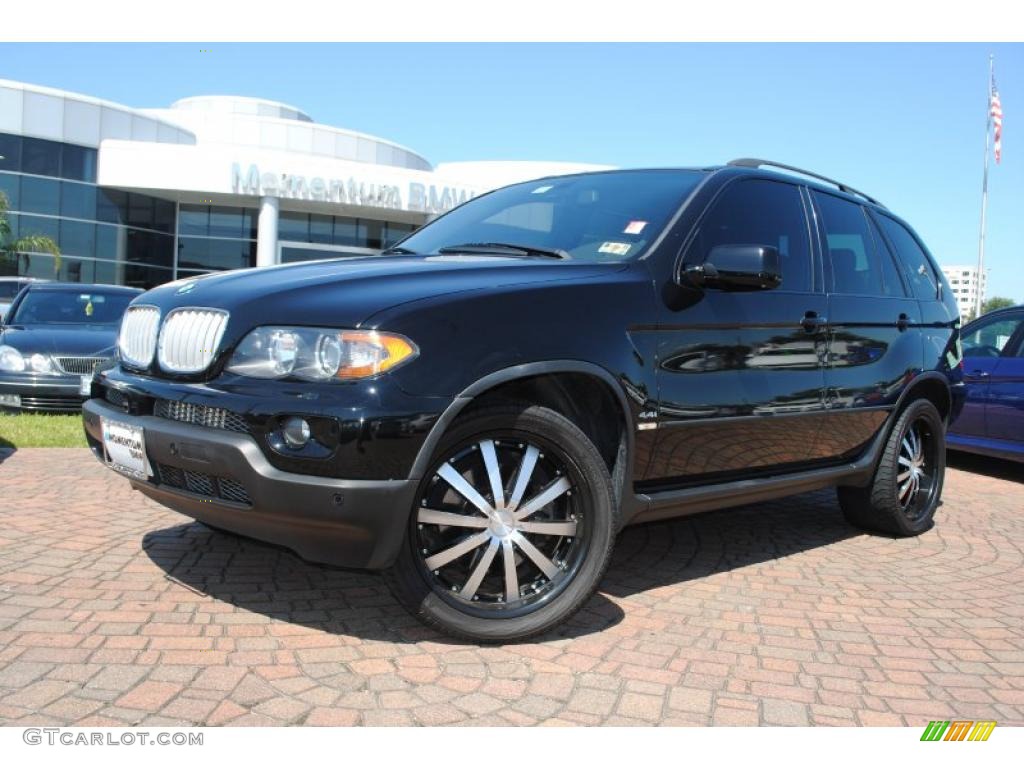 2006 X5 4.4i - Jet Black / Black photo #1