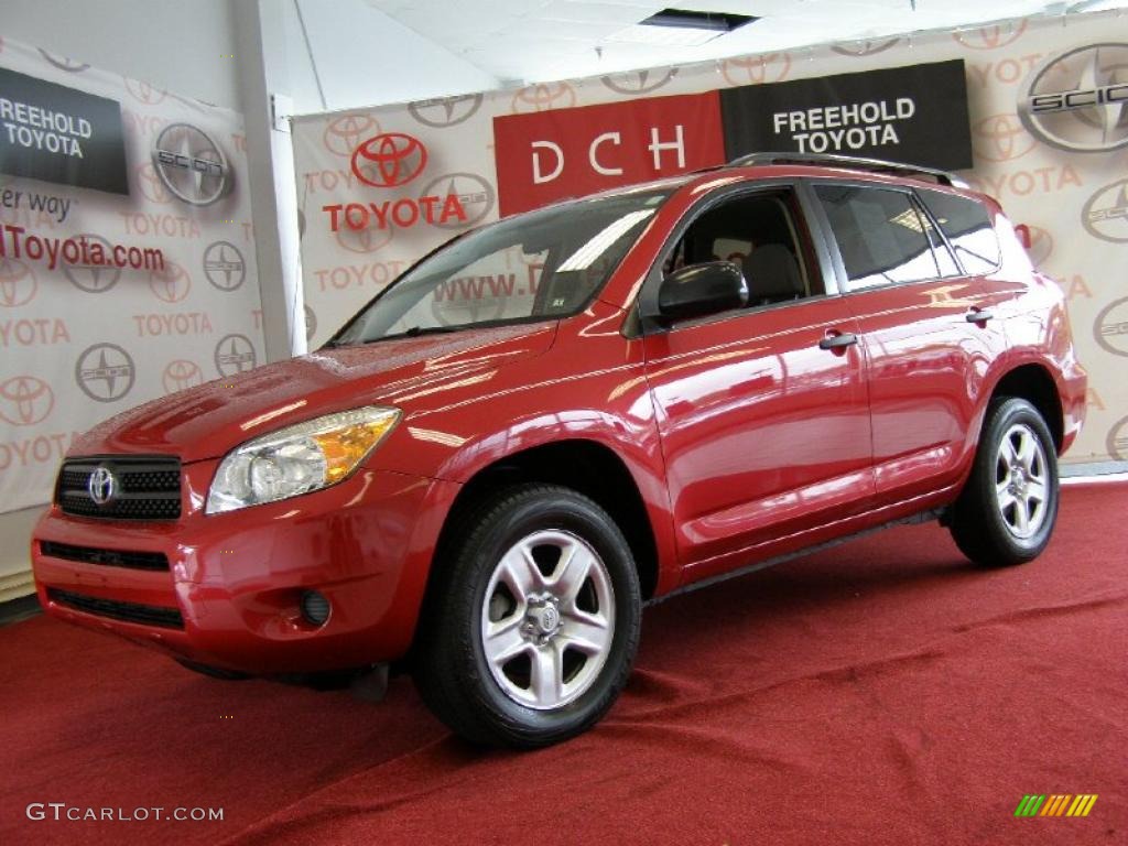 2006 RAV4 4WD - Barcelona Red Metallic / Taupe photo #1