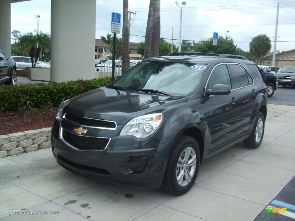 2011 Equinox LT - Cyber Gray Metallic / Jet Black photo #1