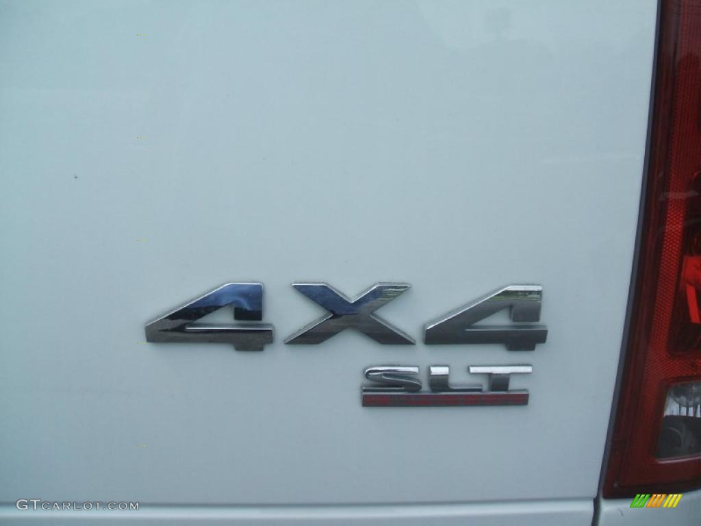 2006 Ram 1500 SLT Mega Cab 4x4 - Bright White / Medium Slate Gray photo #6