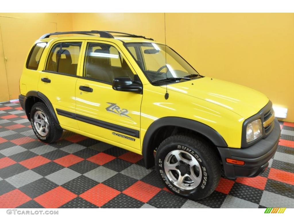 2003 Tracker ZR2 4WD Hard Top - Yellow / Medium Gray photo #1