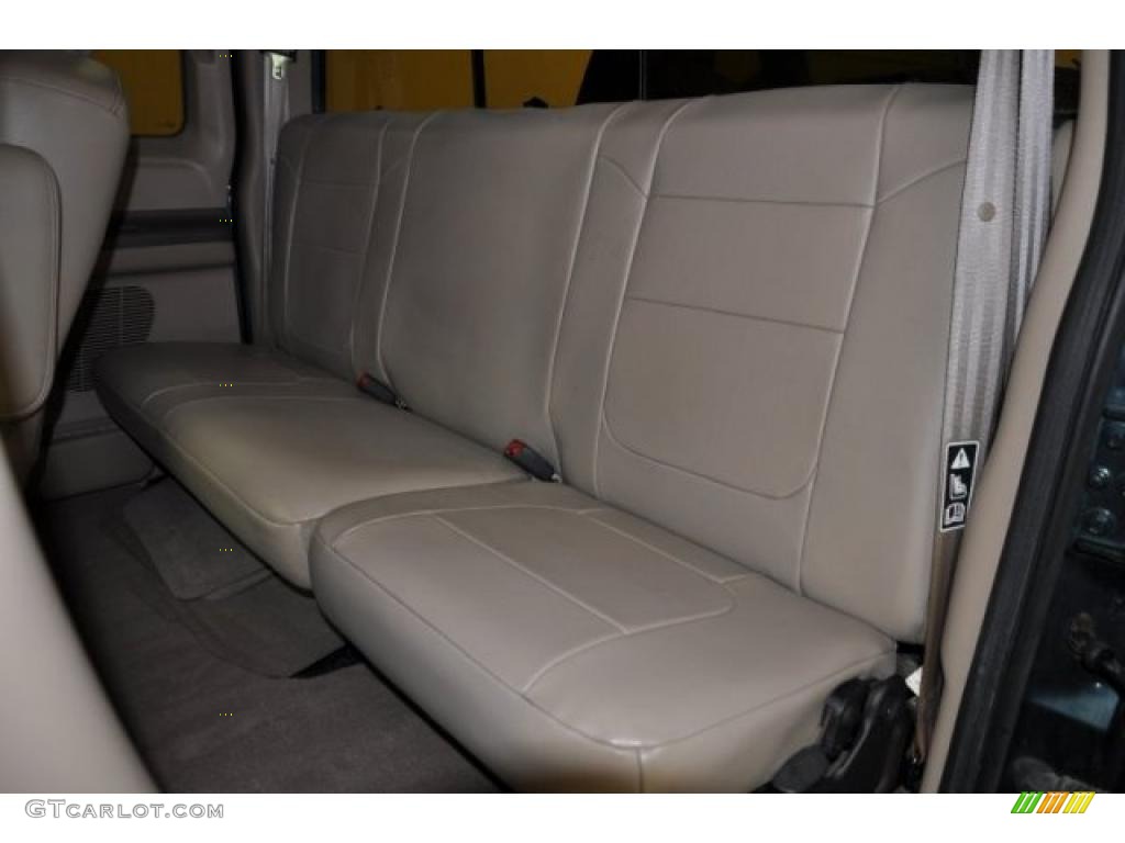 2004 F350 Super Duty Lariat SuperCab 4x4 - Dark Green Satin / Medium Parchment photo #13