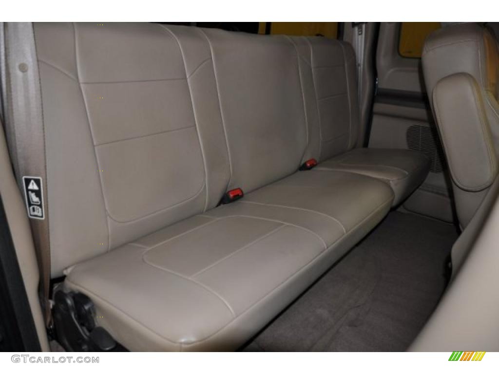 2004 F350 Super Duty Lariat SuperCab 4x4 - Dark Green Satin / Medium Parchment photo #14