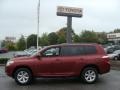 2009 Salsa Red Pearl Toyota Highlander V6 4WD  photo #3