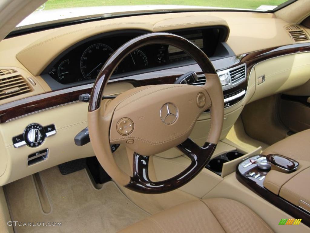 Cashmere/Savanna Interior 2007 Mercedes-Benz S 600 Sedan Photo #37277753