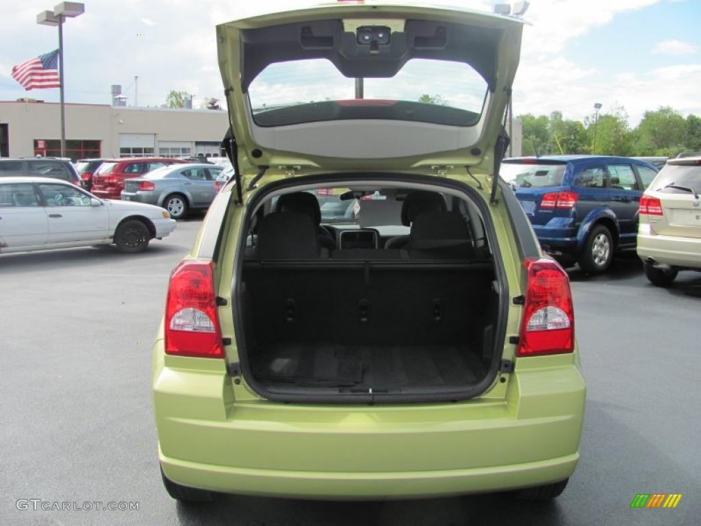 2010 Caliber SXT - Optic Green Metallic / Dark Slate Gray photo #5