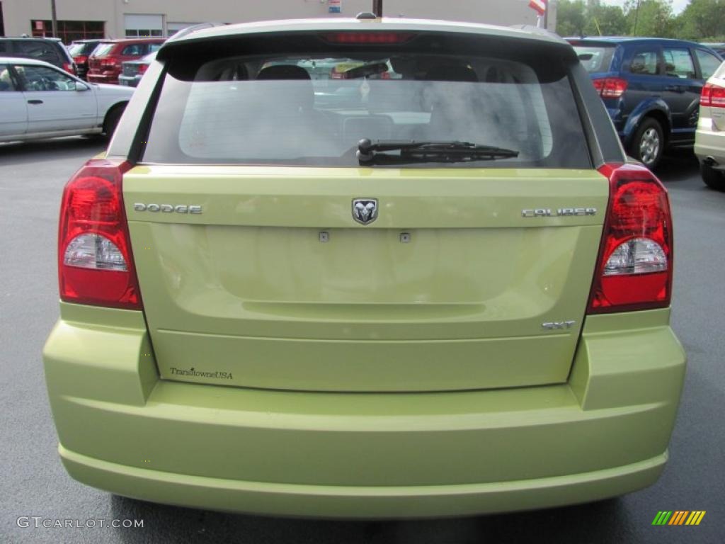 Optic Green Metallic 2010 Dodge Caliber SXT Exterior Photo #37277845