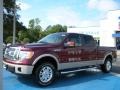 2010 Royal Red Metallic Ford F150 Lariat SuperCrew 4x4  photo #1