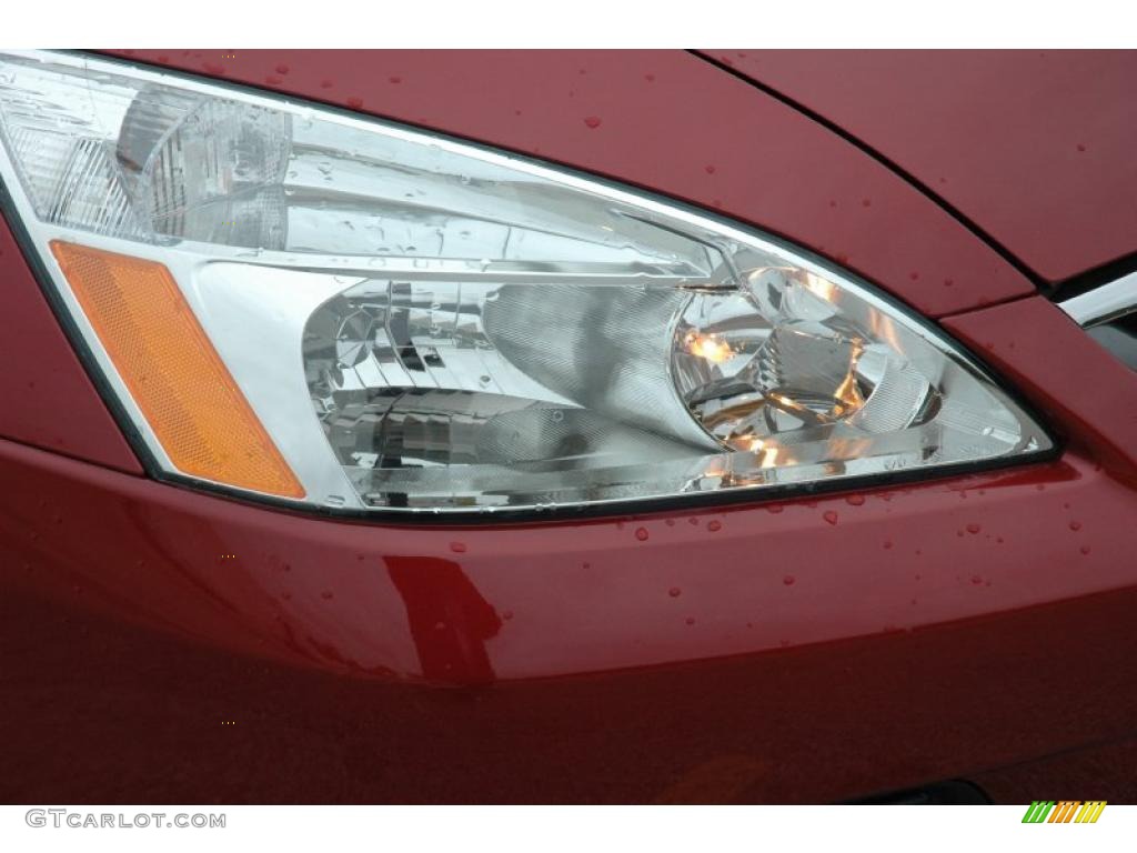 2007 Accord EX-L Sedan - Moroccan Red Pearl / Gray photo #10
