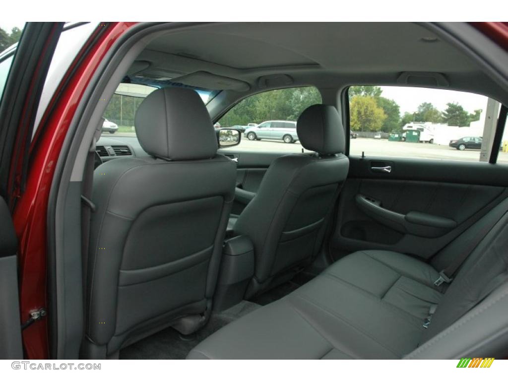 2007 Accord EX-L Sedan - Moroccan Red Pearl / Gray photo #12