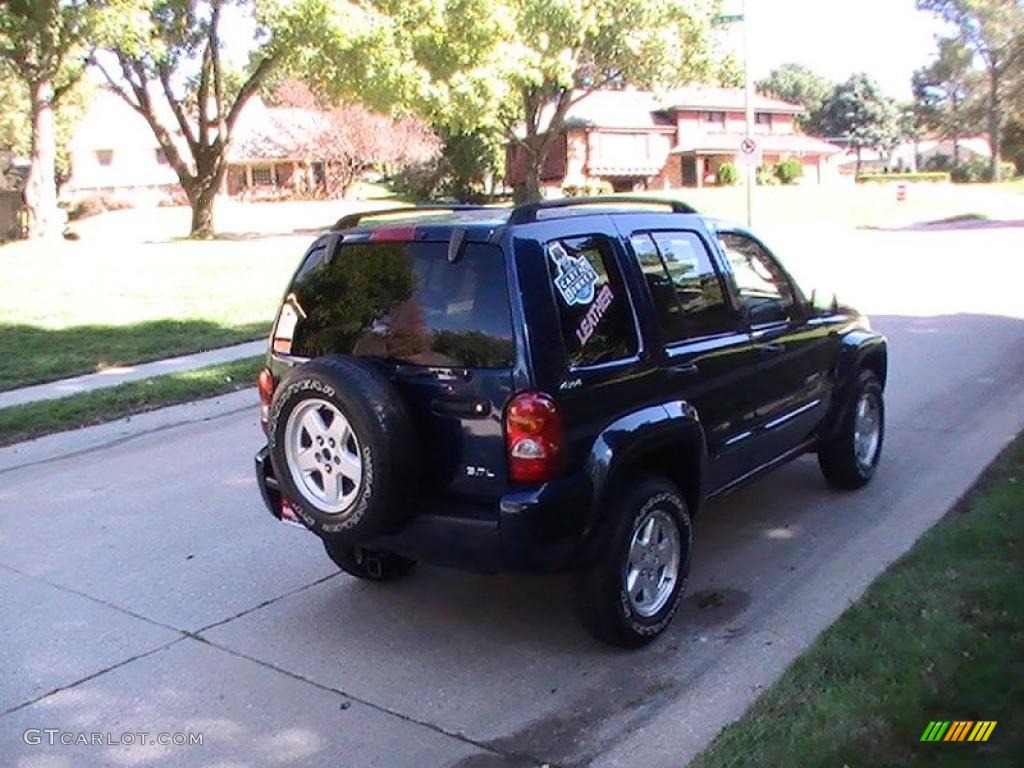 2002 Liberty Limited 4x4 - Patriot Blue Pearlcoat / Dark Slate Gray photo #7