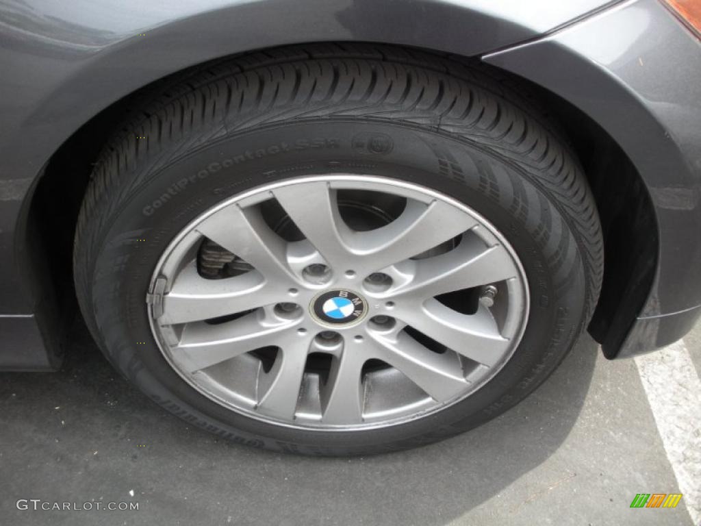 2007 3 Series 328i Wagon - Sparkling Graphite Metallic / Grey photo #2