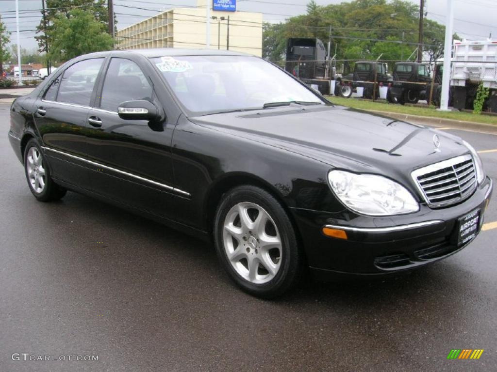 2004 S 500 4Matic Sedan - Black / Charcoal photo #3