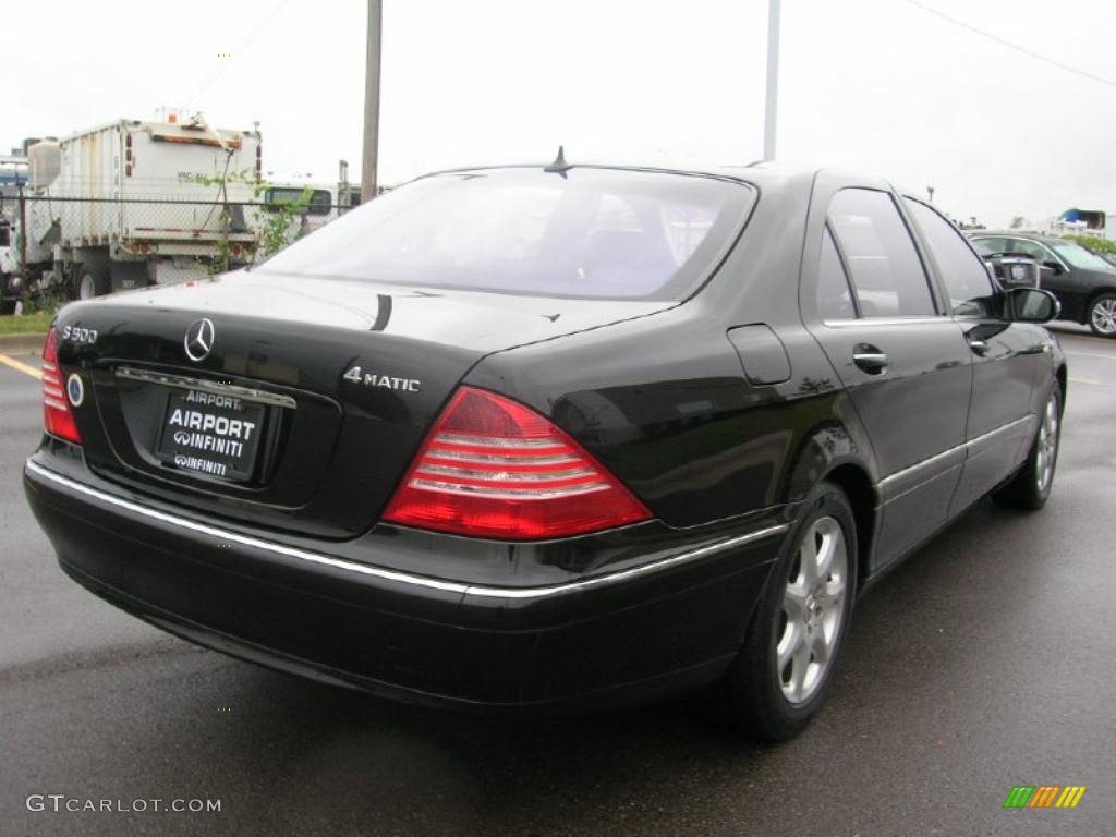 2004 S 500 4Matic Sedan - Black / Charcoal photo #5