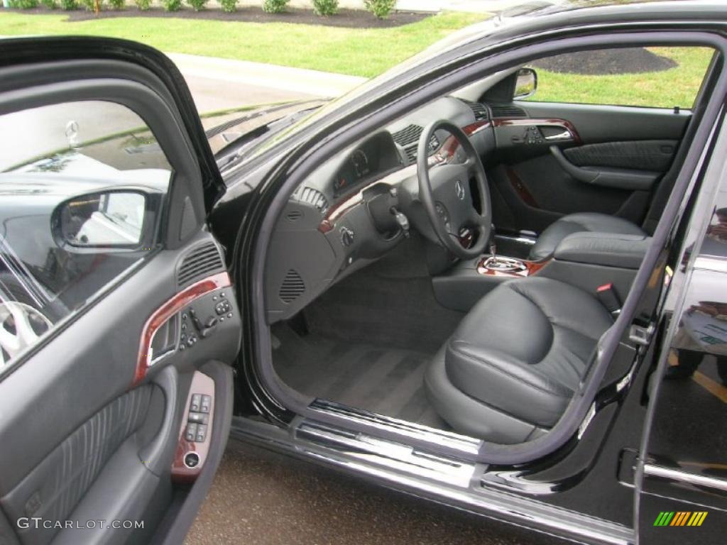 2004 S 500 4Matic Sedan - Black / Charcoal photo #9