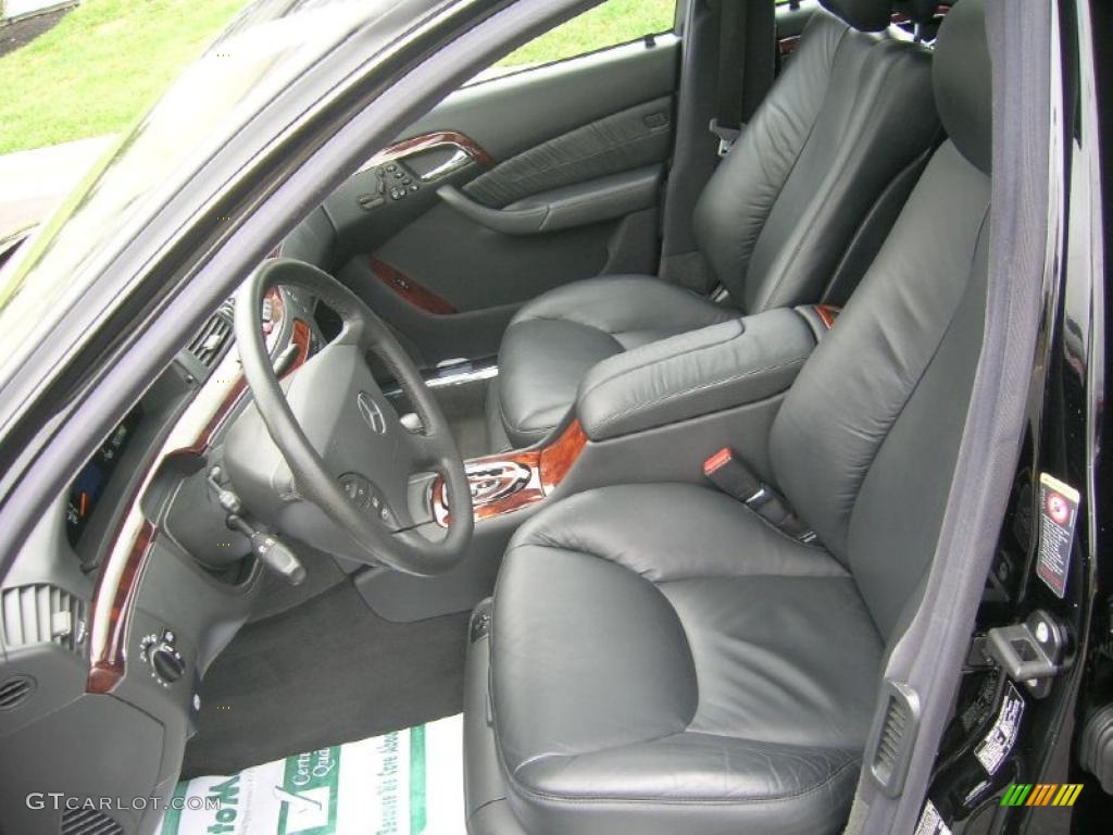 2004 S 500 4Matic Sedan - Black / Charcoal photo #15