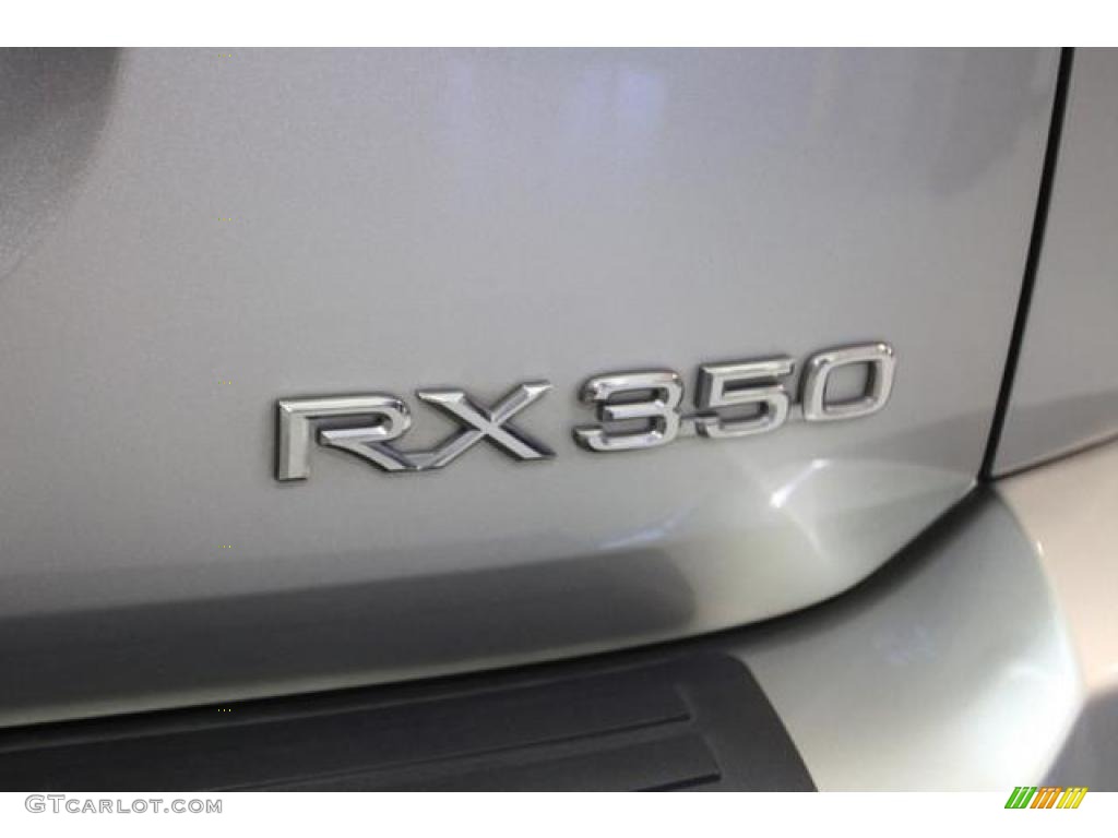 2007 RX 350 - Millennium Silver Metallic / Light Gray photo #33
