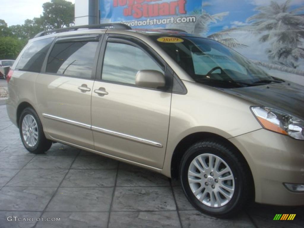 2009 Sienna Limited - Desert Sand Mica / Taupe photo #2