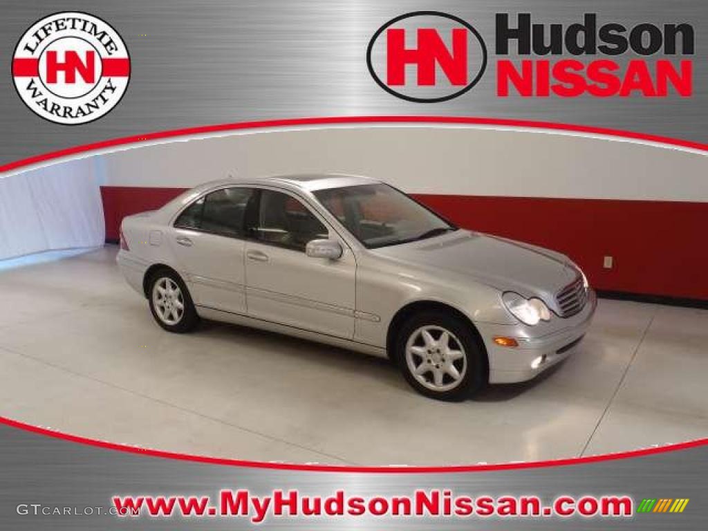 2001 C 240 Sedan - Brilliant Silver Metallic / Ash photo #1