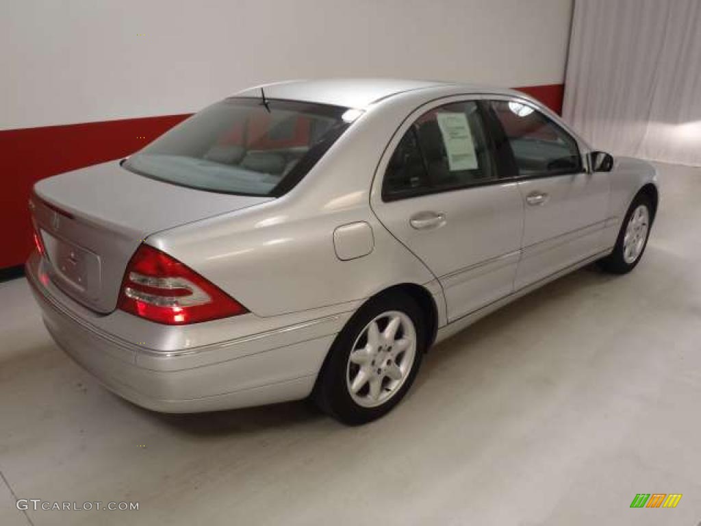 2001 C 240 Sedan - Brilliant Silver Metallic / Ash photo #4