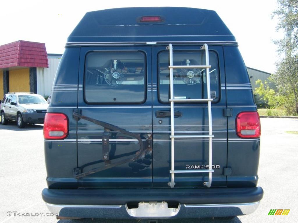 1996 Ram Van 2500 Passenger Conversion - Dark Spruce Metallic / Gray photo #4