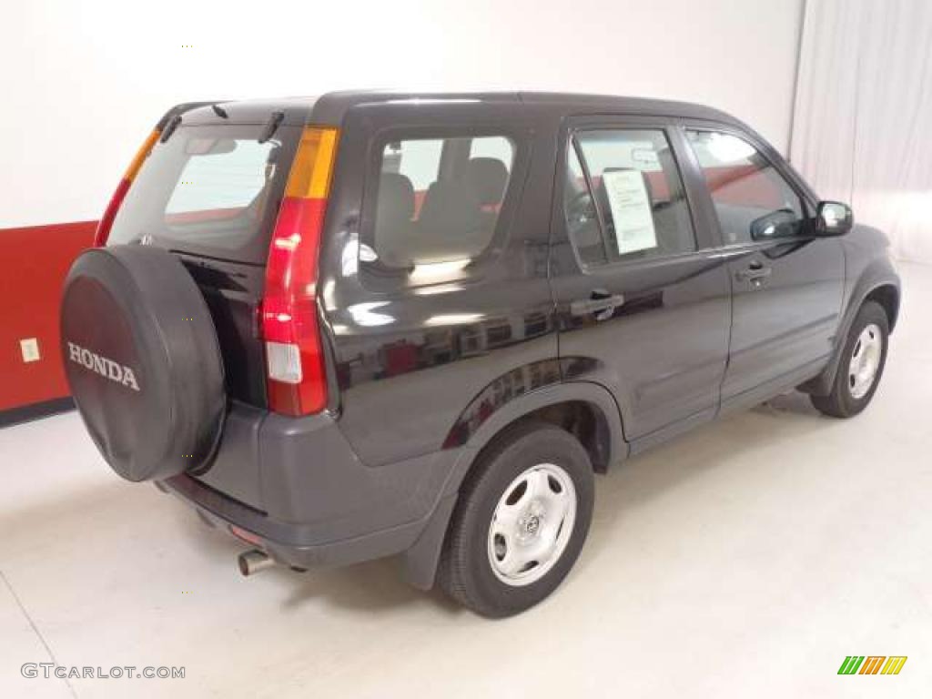 2003 CR-V LX - Nighthawk Black Pearl / Black photo #4