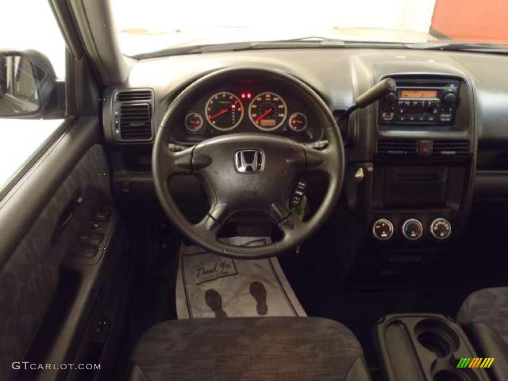 2003 CR-V LX - Nighthawk Black Pearl / Black photo #14