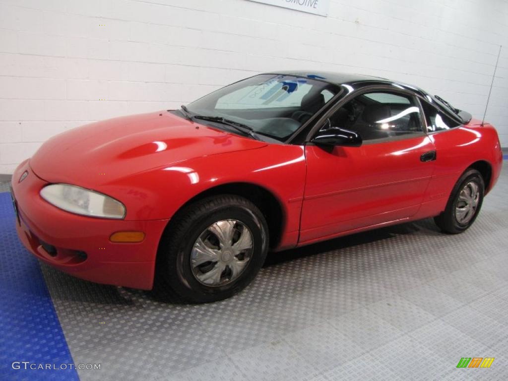 1995 Talon ESi - Radiant Fire Red / Dark Gray photo #2