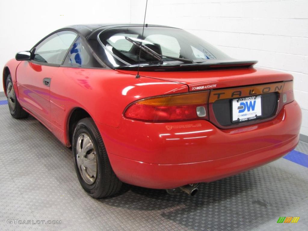 1995 Talon ESi - Radiant Fire Red / Dark Gray photo #3