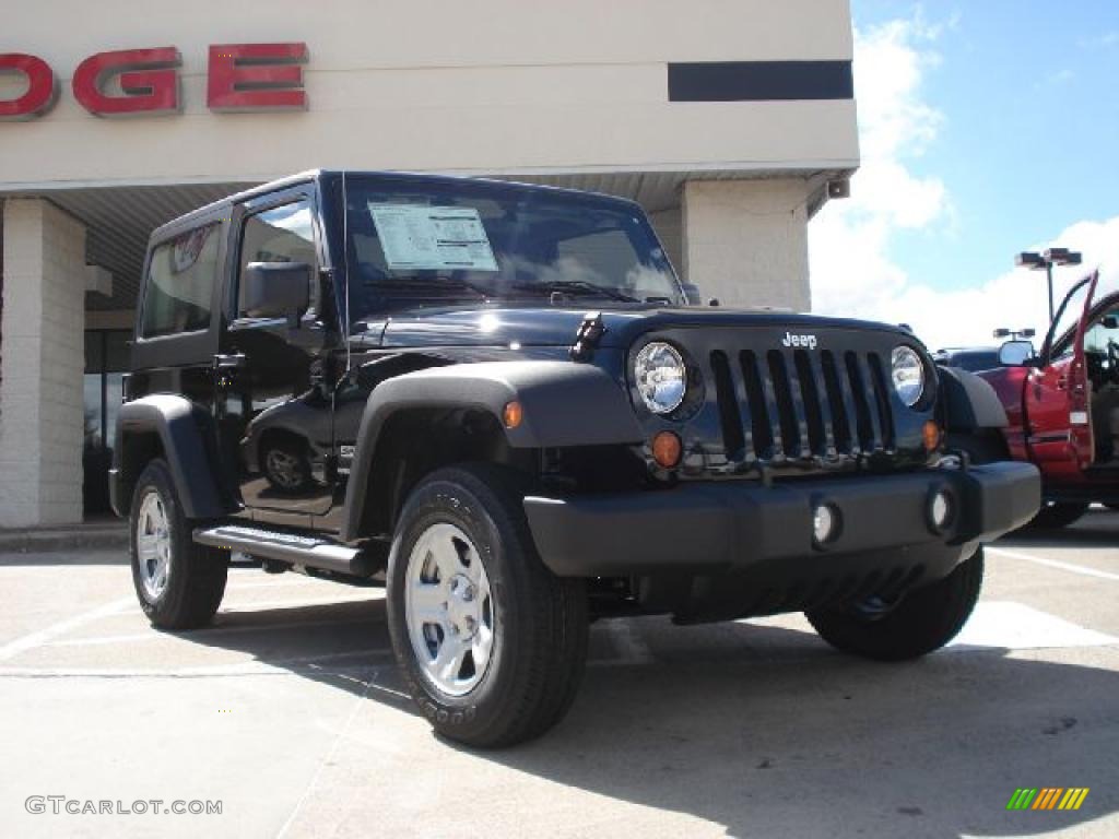 Black Jeep Wrangler