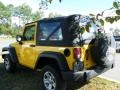 2007 Detonator Yellow Jeep Wrangler X 4x4  photo #3