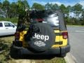 2007 Detonator Yellow Jeep Wrangler X 4x4  photo #4