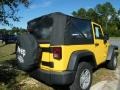 2007 Detonator Yellow Jeep Wrangler X 4x4  photo #5