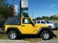 2007 Detonator Yellow Jeep Wrangler X 4x4  photo #6
