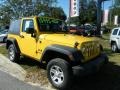 2007 Detonator Yellow Jeep Wrangler X 4x4  photo #7