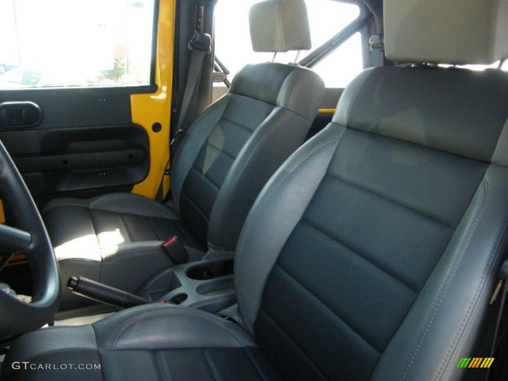 2007 Wrangler X 4x4 - Detonator Yellow / Dark Slate Gray/Medium Slate Gray photo #13