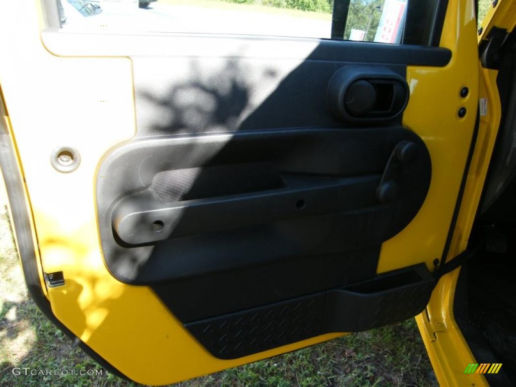 2007 Wrangler X 4x4 - Detonator Yellow / Dark Slate Gray/Medium Slate Gray photo #15