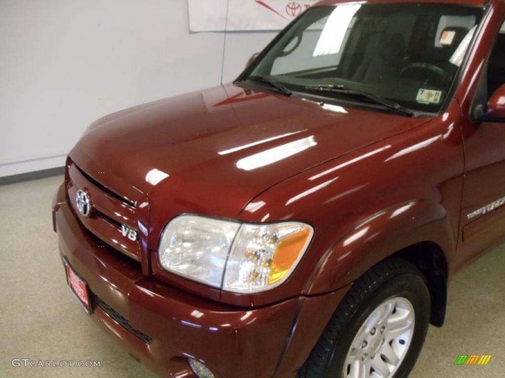 2006 Tundra Limited Double Cab - Salsa Red Pearl / Light Charcoal photo #10