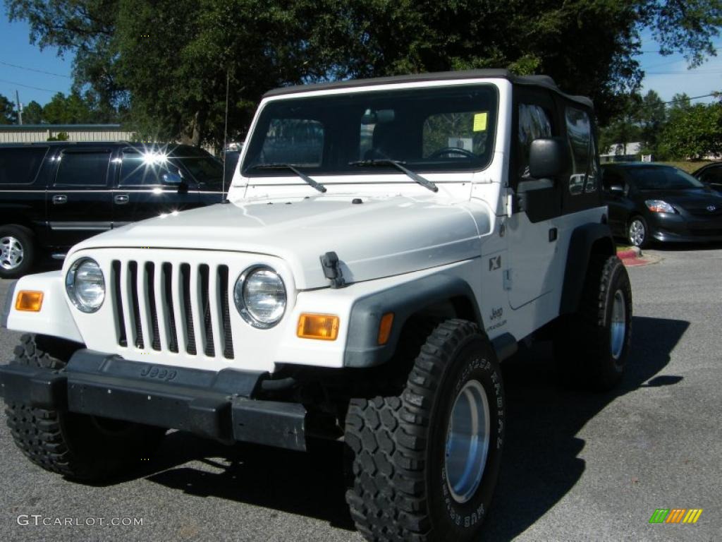 2006 Wrangler X 4x4 - Stone White / Dark Slate Gray photo #1